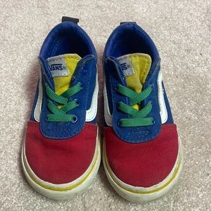 BOYS' VANS TODDLER WARD SLIP-ON SKATE SHOES